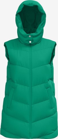 PIECES Vest 'Jamilla' in Green: front