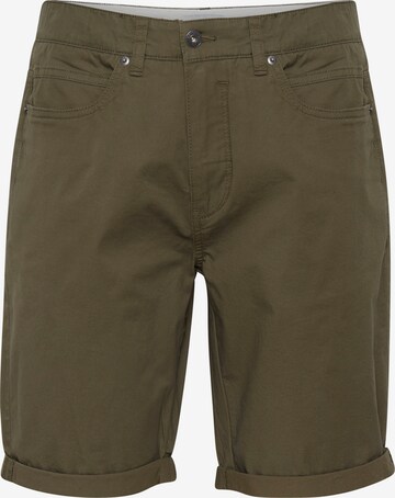 !Solid Regular Chino 'MILLAN' in Groen: voorkant