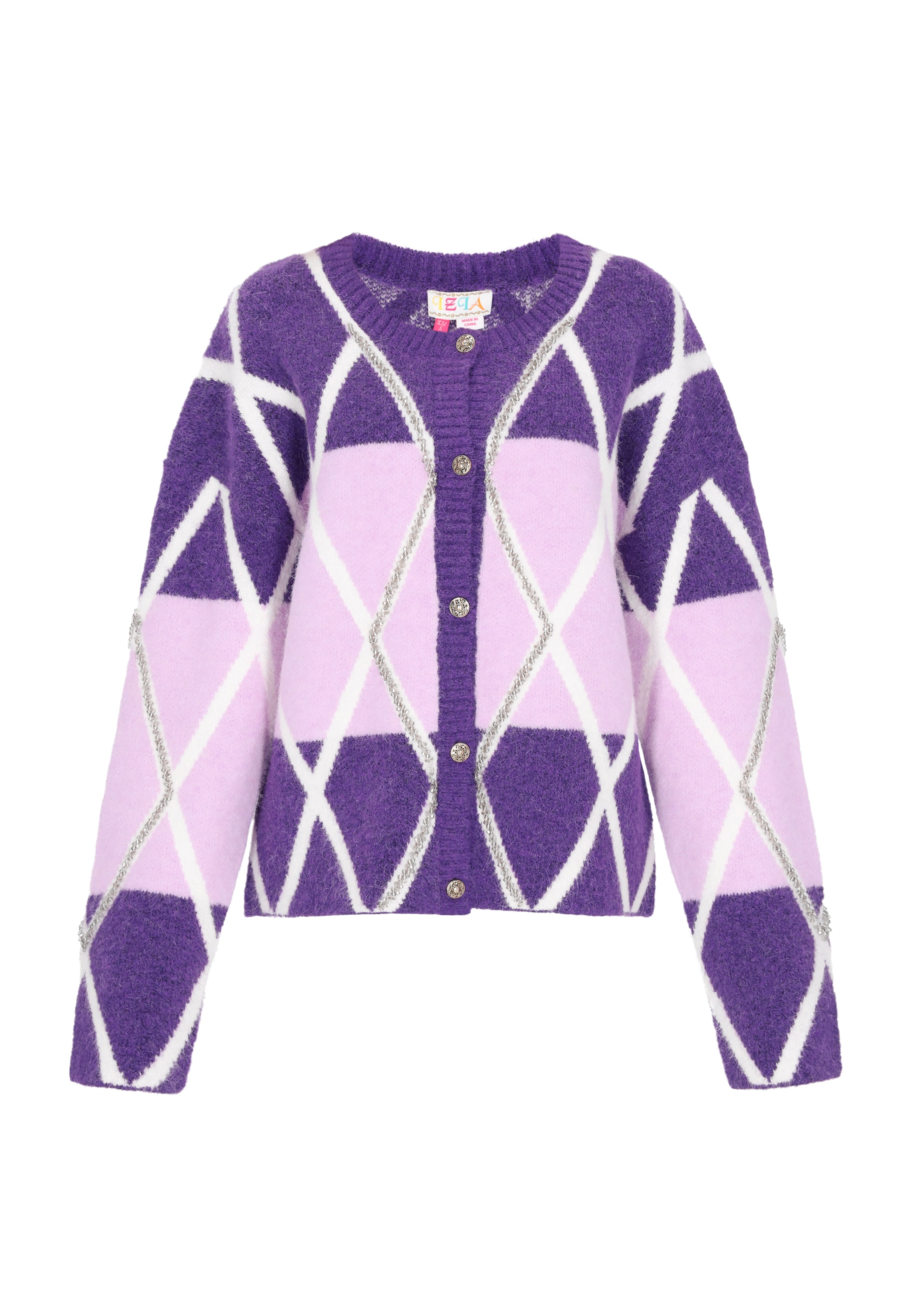 purpurinė IZIA Kardiganas: priekis