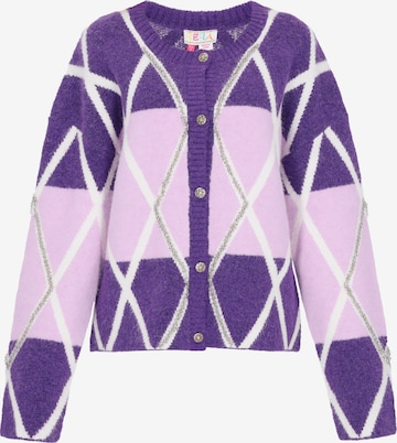 IZIAKardigan - ljubičasta boja: prednji dio