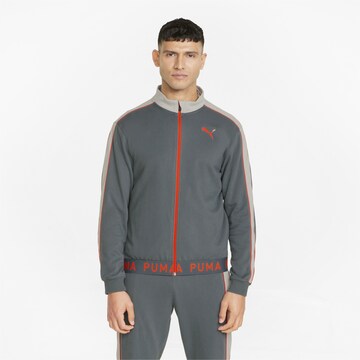 PUMA Sportjacke in Grau: predná strana