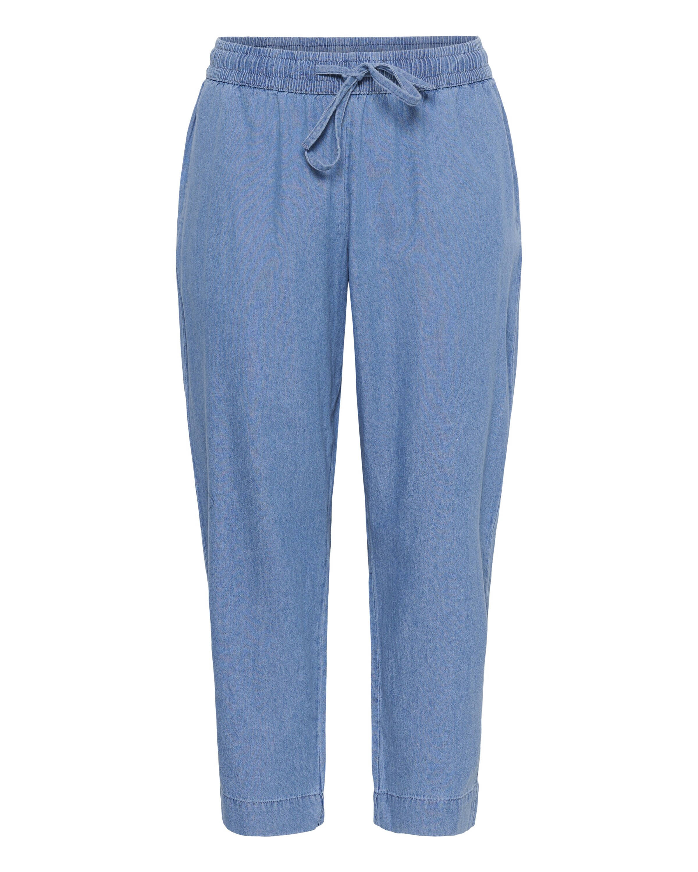 KAFFE CURVE Regular Hose 'KCJada' in Blau: Vorderseite