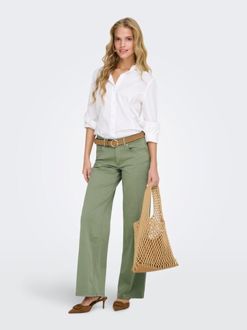 Wide Leg Pantalon 'ONLMadison' ONLY en vert