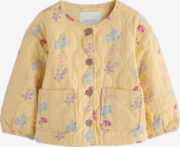 Next Välikausitakki värissä keltainen: etupuoli