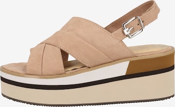 MARCO TOZZI Strap Sandals in Beige: front