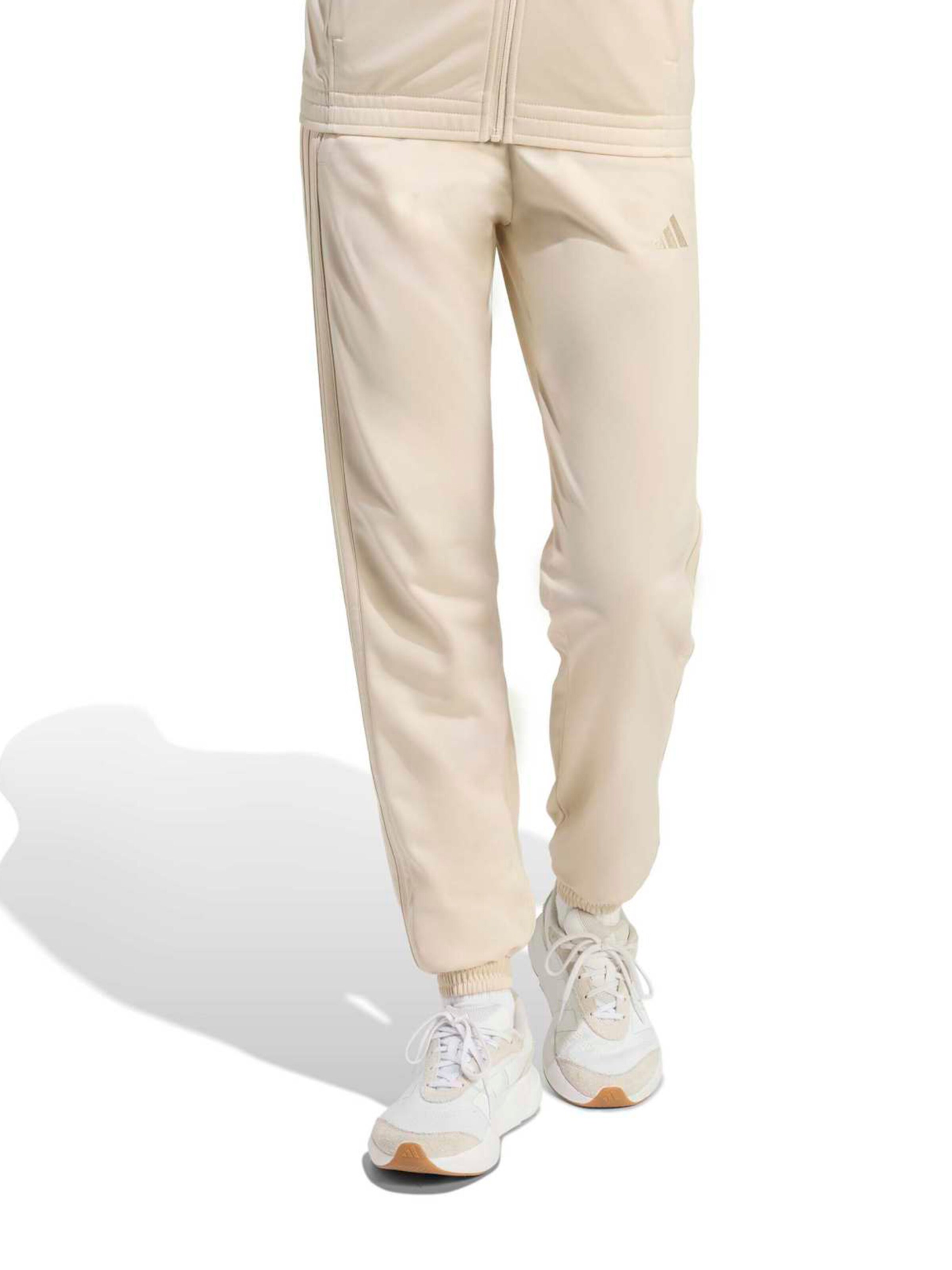 ADIDAS SPORTSWEAR - Tapered Calças de desporto em bege: frente