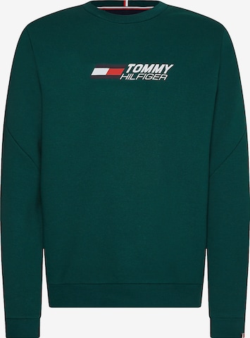 Tommy Hilfiger Sport Sweatshirt in Grün: predná strana