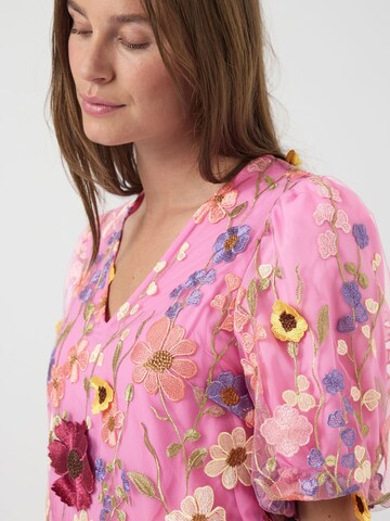YAS Jurk 'YASFlowering' in Roze