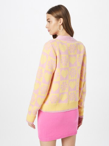 Moves Knit cardigan 'Jaqline' in Pink