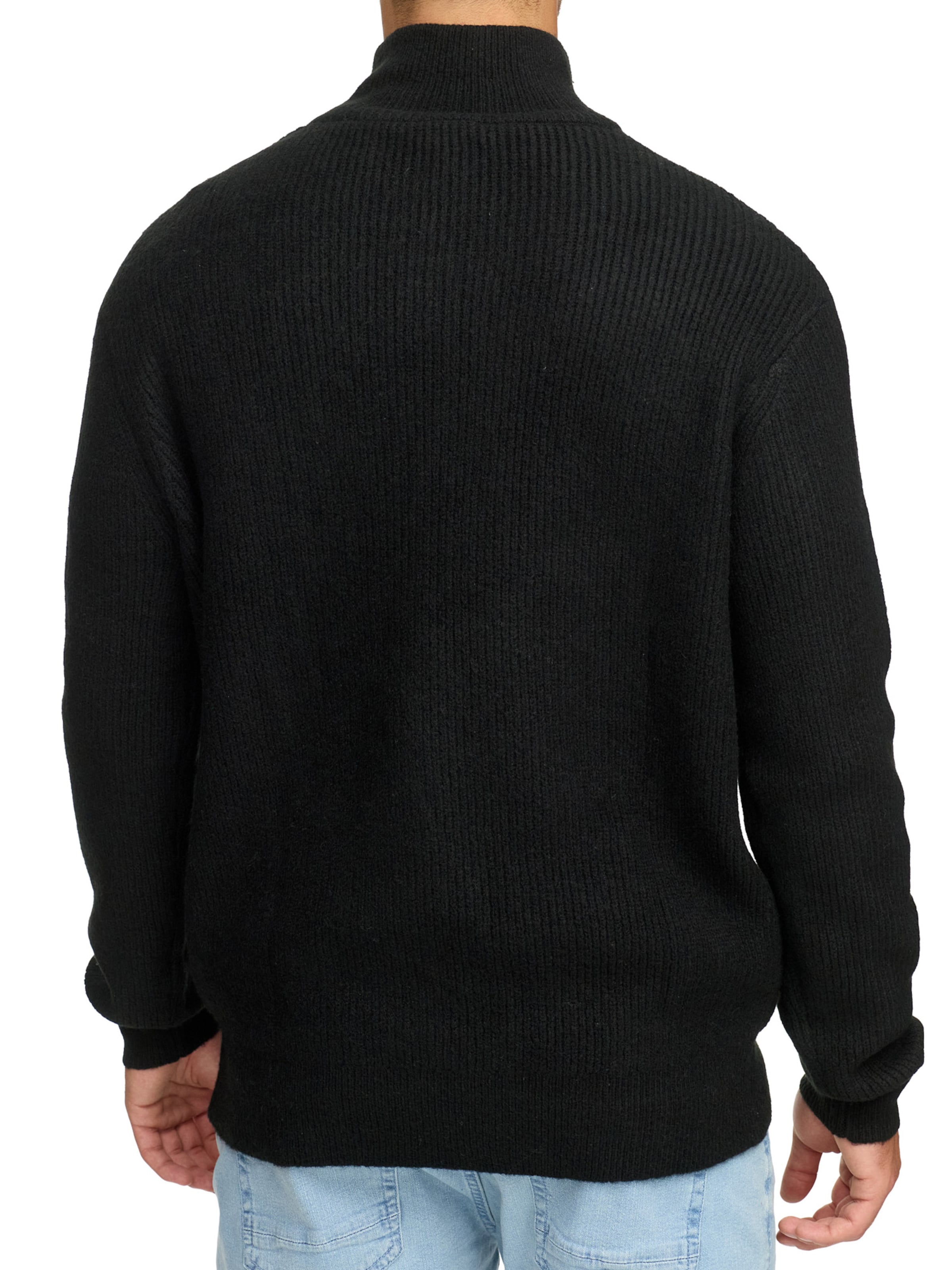 INDICODE JEANS Sweater in Black