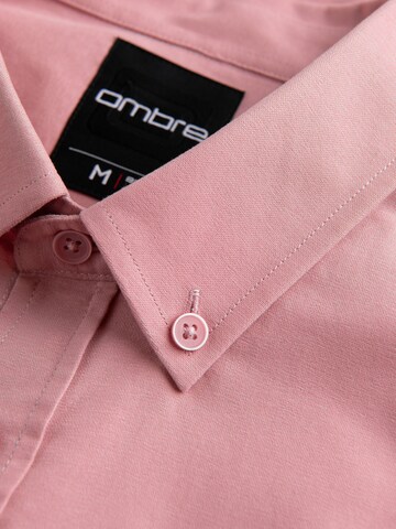 Ombre Regular fit Business shirt in Pink