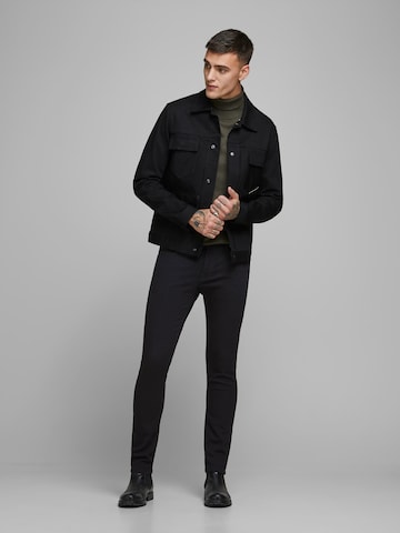 JACK & JONES Slimfit Jeans 'JJIGlenn JJOriginal' in Zwart