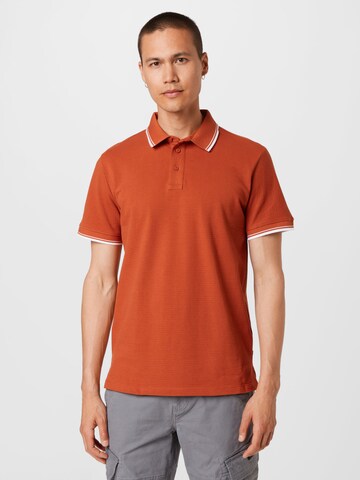 TOM TAILOR Poloshirt in Braun: predná strana