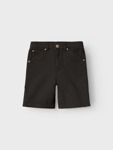 NAME IT Regular Trousers 'Ryan' in Black