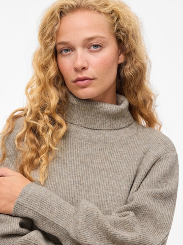 VILA Gebreide jurk 'ELLIE' in Beige