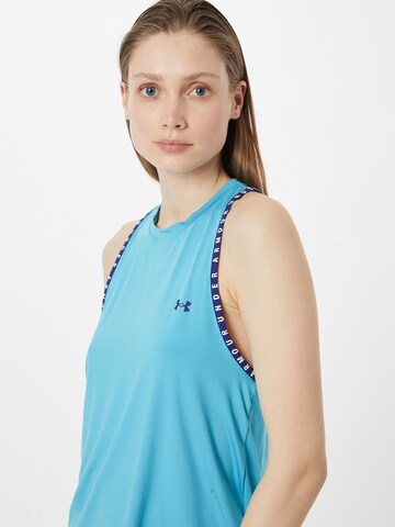 UNDER ARMOUR Sporttop 'Knockout Novelty' in Blauw