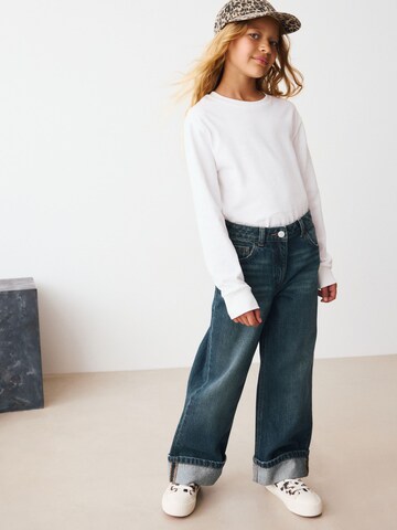 Next Wide Leg Jeans in Blau