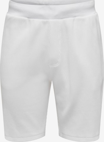 Only & Sons Trousers 'Berkeley' in White: front