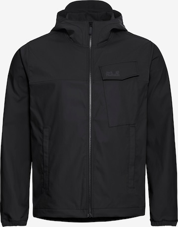 JACK WOLFSKIN Outdoorjacke in Schwarz: Vorderseite