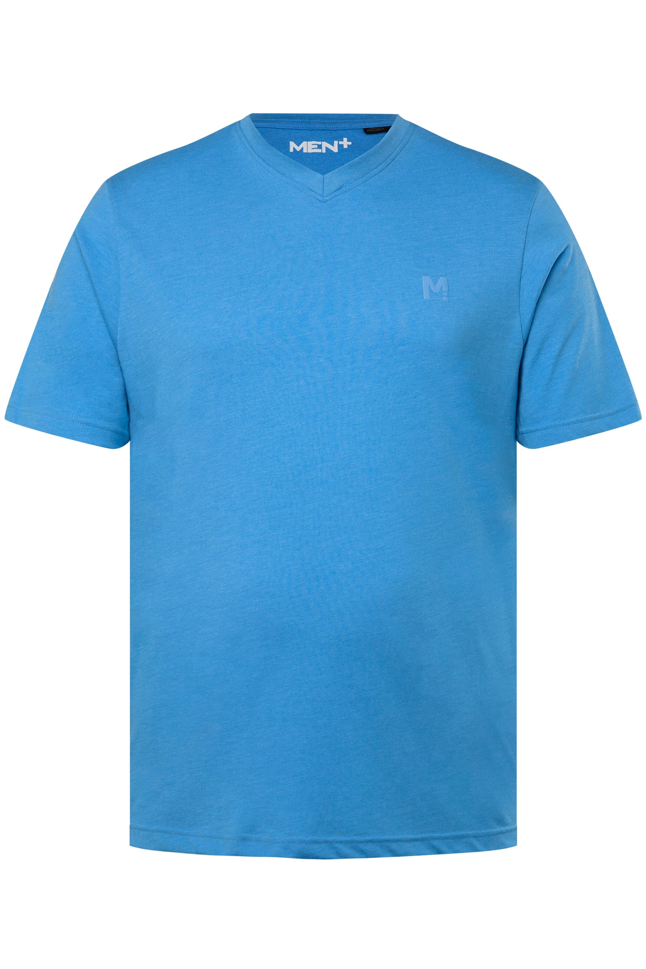 Men Plus T-Shirt in Blau: Vorderseite