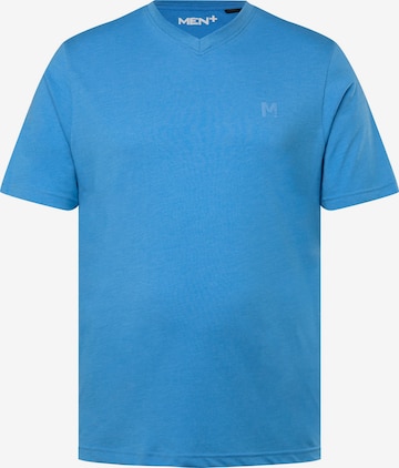 Men Plus T-Shirt in Blau: Vorderseite