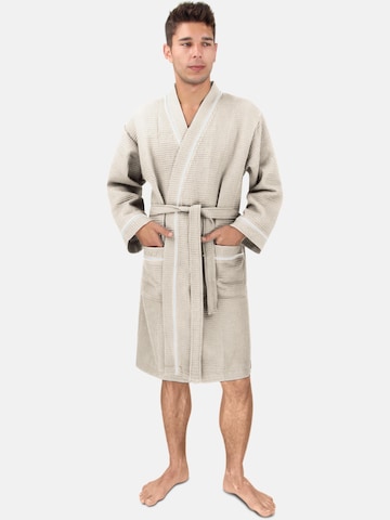 normani Short Bathrobe in Beige