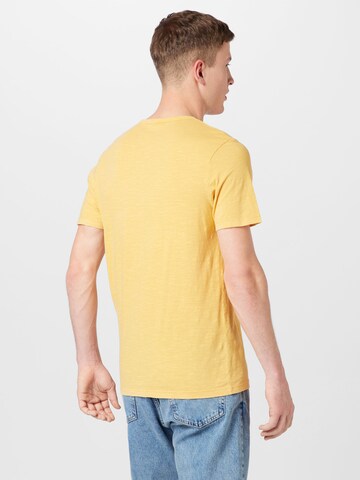 JACK & JONES Regularny krój Koszulka 'SPLIT' w kolorze żółty