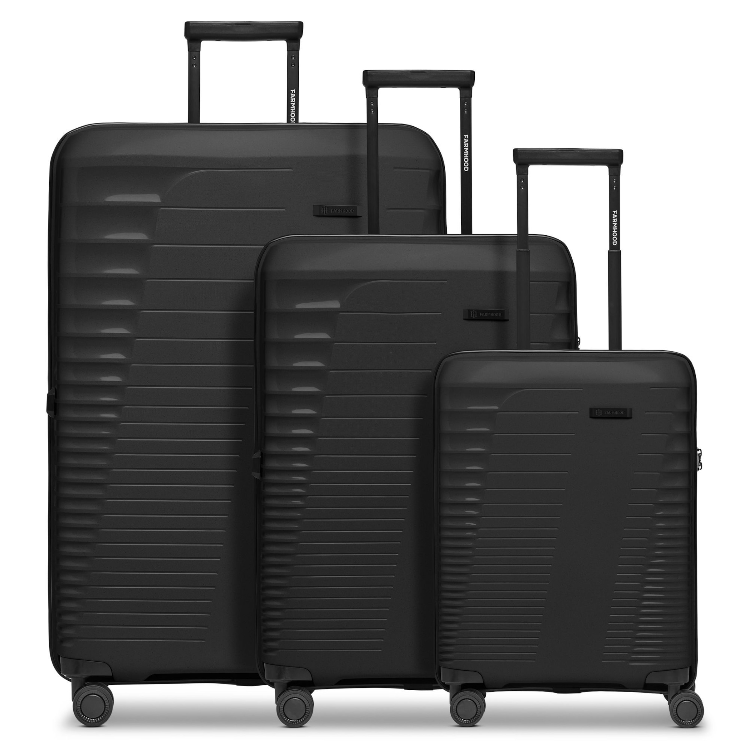 Ensemble de bagages 'Eco Edition' Farmhood en noir : devant