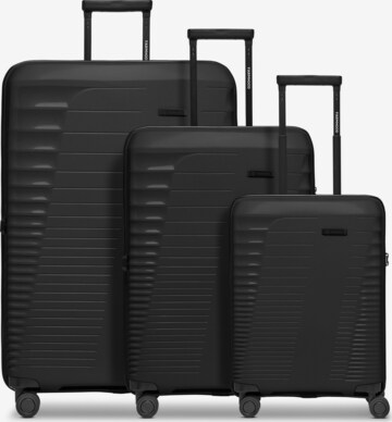 Farmhood Suitcase Set 'Eco Edition' in Black: front