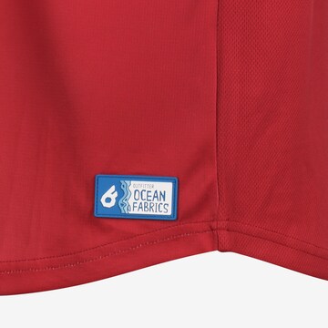 OUTFITTER Functioneel shirt 'OCEAN FABRICS TAHI' in Rood
