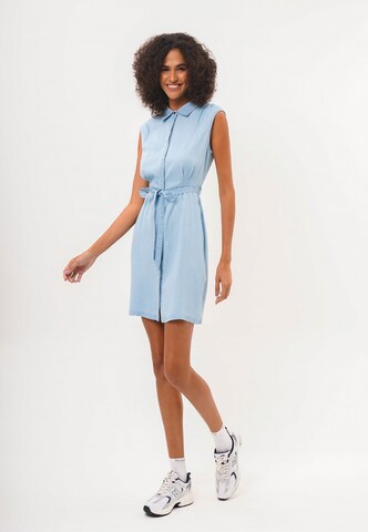 FRESHLIONS Jurk 'Leona' in Blauw