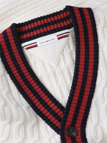 TOMMY HILFIGER Strickjacke in Beige