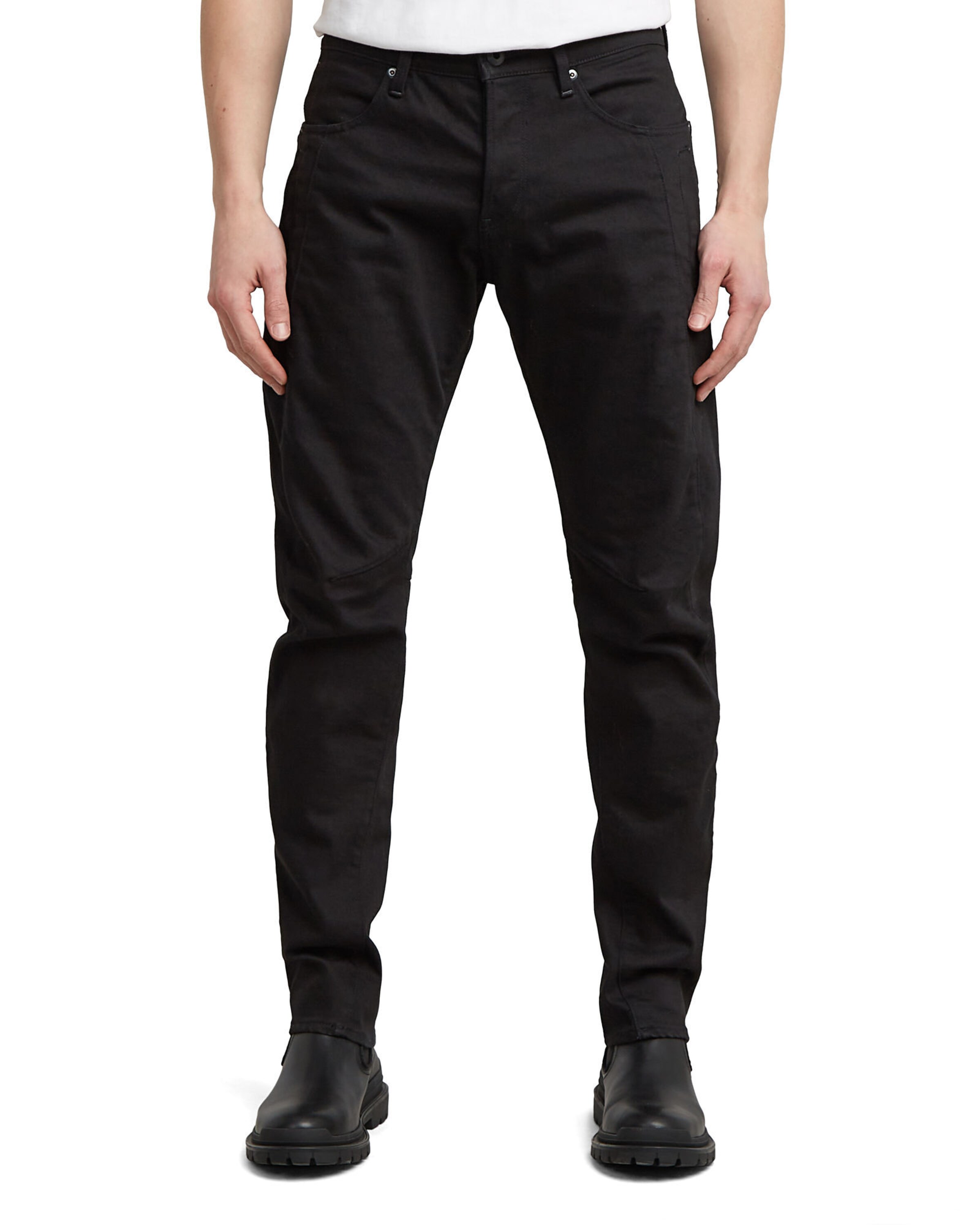 G-STAR Slim fit Jeans 'Contor' in Black: front