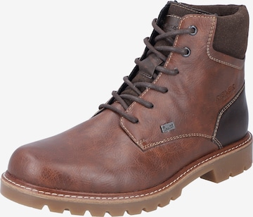 Rieker Lace-Up Boots in Brown: front