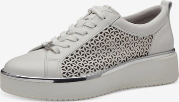 TAMARIS Sneakers laag in Wit: voorkant