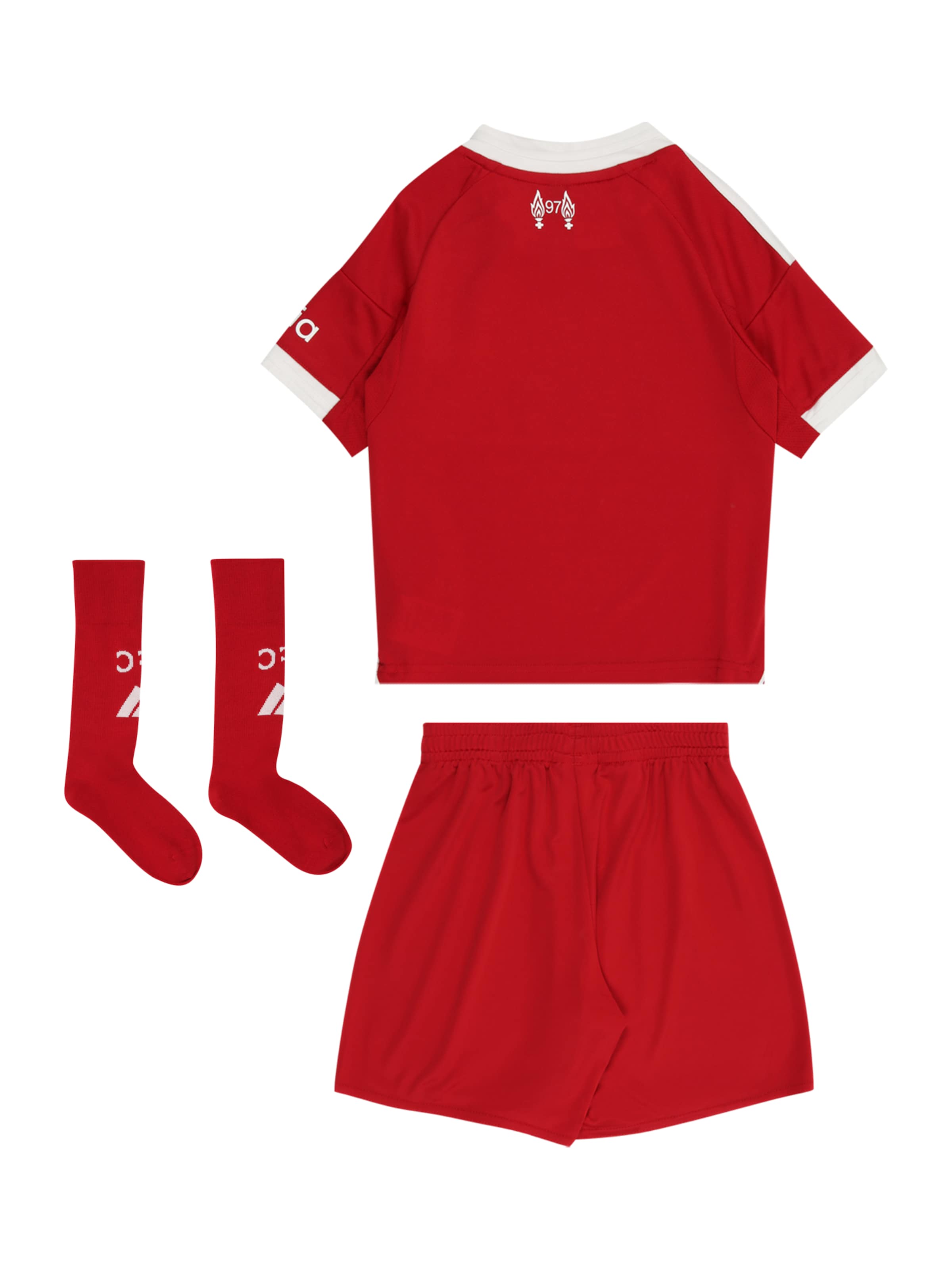 Completo per l'allenamento 'FC Liverpool 25/26' di ADIDAS PERFORMANCE in rosso