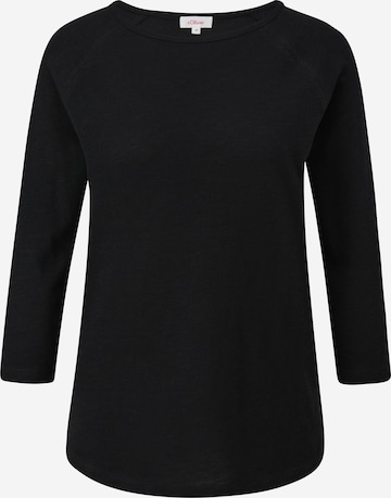 s.Oliver Shirt in Black: front