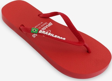 Brasileras Zehentrenner 'Classic W SS19' in Rot: Vorderseite