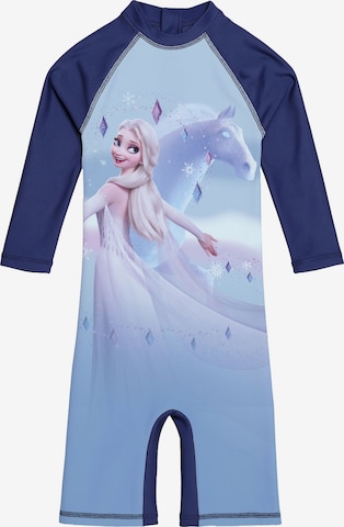 Disney Die Eiskönigin Sports swimwear 'Elsa Frozen UV-Schutz 50' in Blue: front