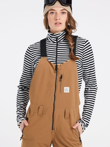 PROTEST Regular Sporthose 'PRTNAUPAKA' in Braun