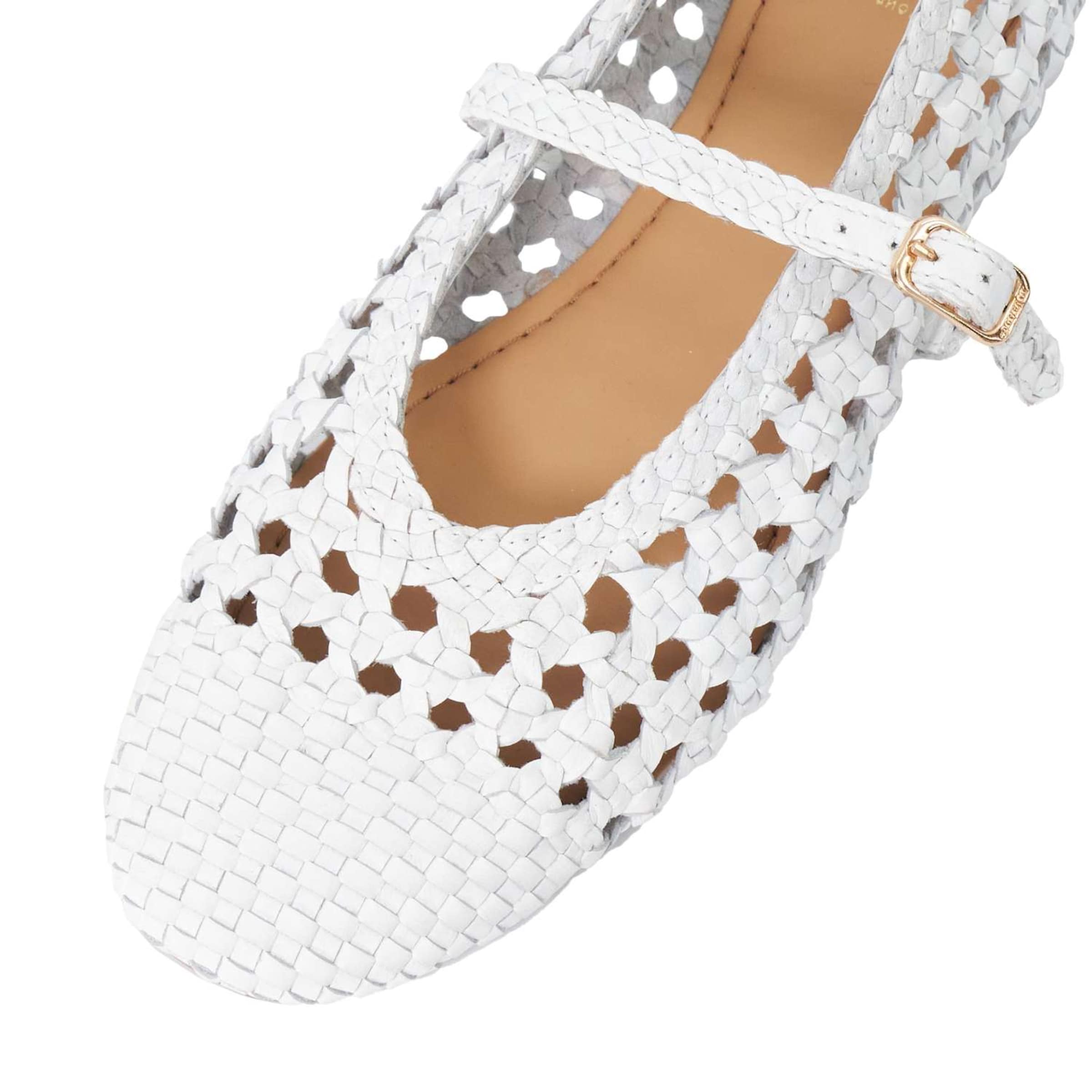 Ballerines Dune LONDON en blanc