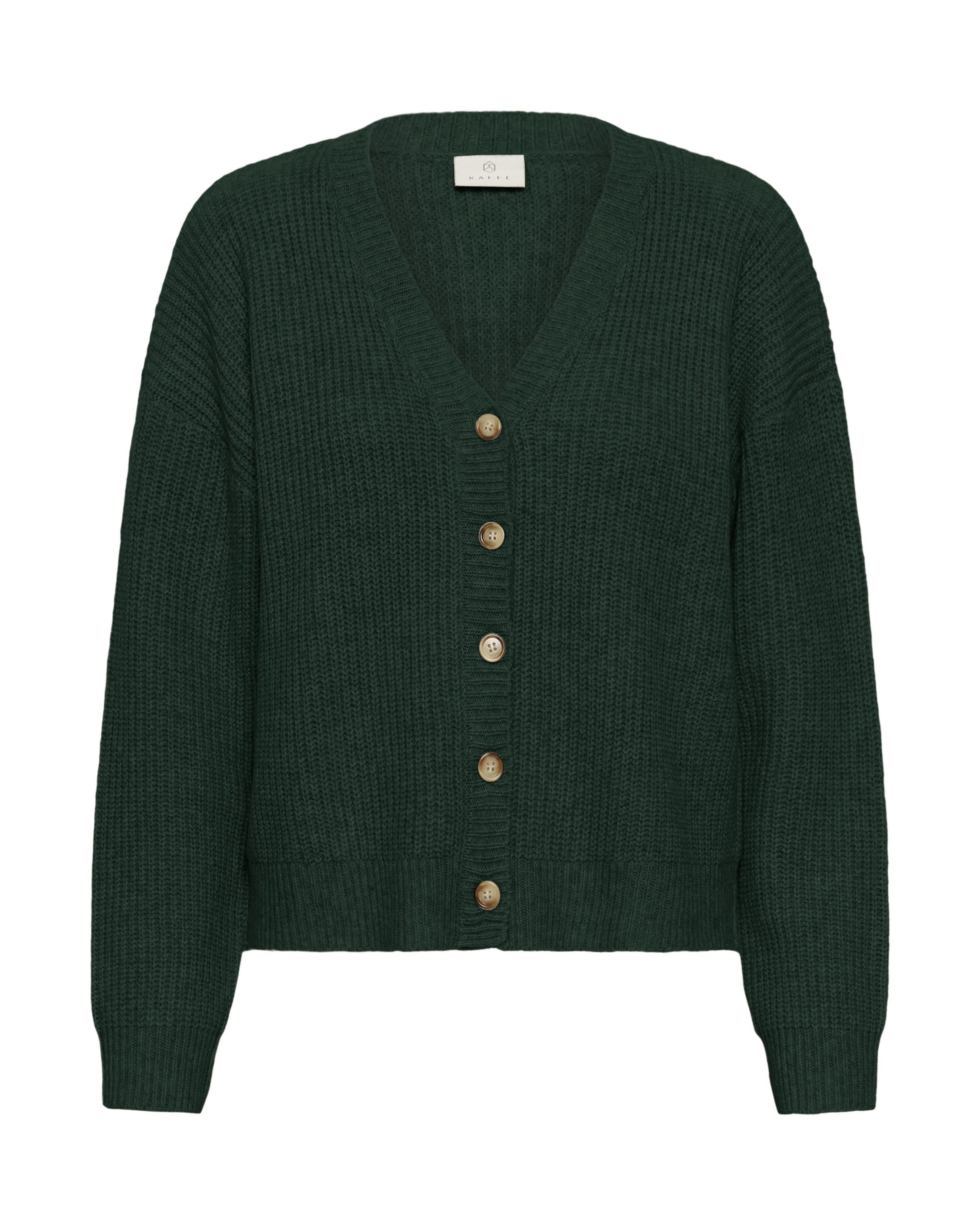Cardigan 'KAfiorella' Kaffe en vert : devant
