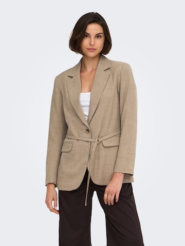 Jaqueline de Yong Blazers 'Haze' in Bruin: voorkant