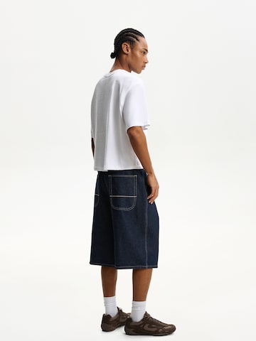 Loosefit Jean Bershka en bleu