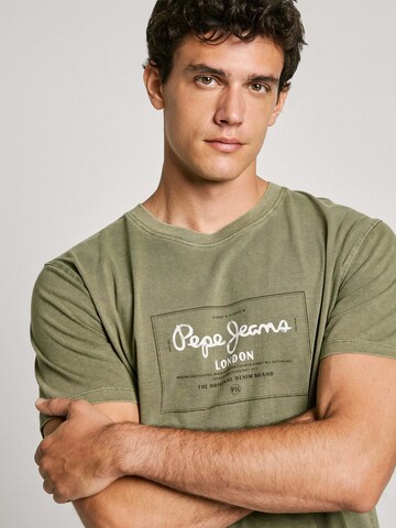 Maglietta 'SIMON' di Pepe Jeans in verde