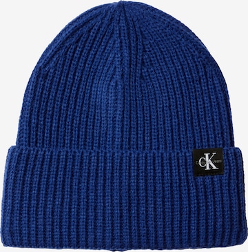 Calvin Klein Jeans Muts in Blauw: voorkant