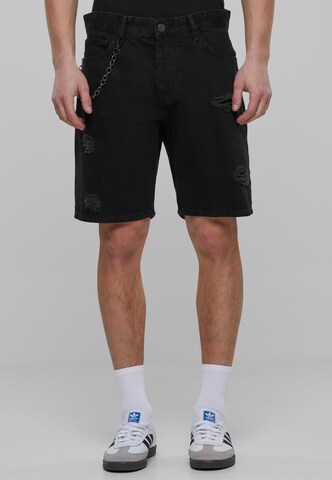 regular Jeans di 2Y Premium in nero: frontale