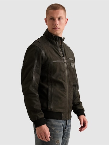 PME Legend - Chaqueta de entretiempo 'Air Bridge leather jacket' en negro