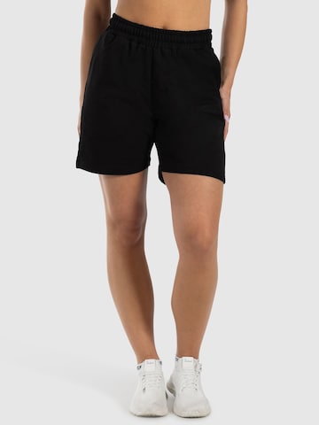 Smilodox Loosefit Sportbroek ' Nurya ' in Zwart: voorkant