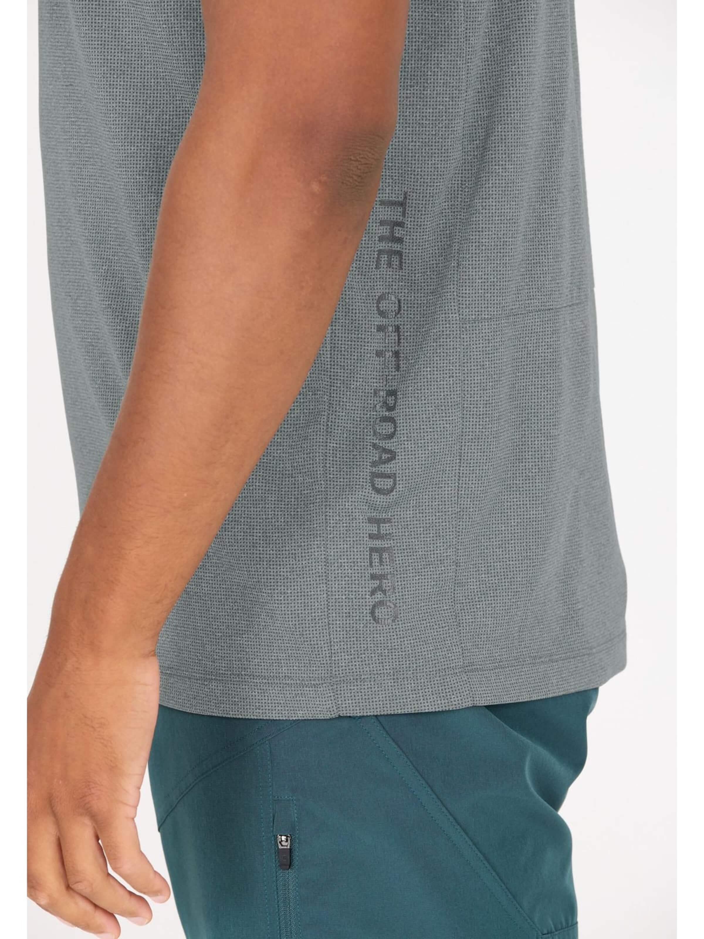 T-Shirt fonctionnel 'Crow M Melange Cycling/MTB SS Shirt' ENDURANCE en vert